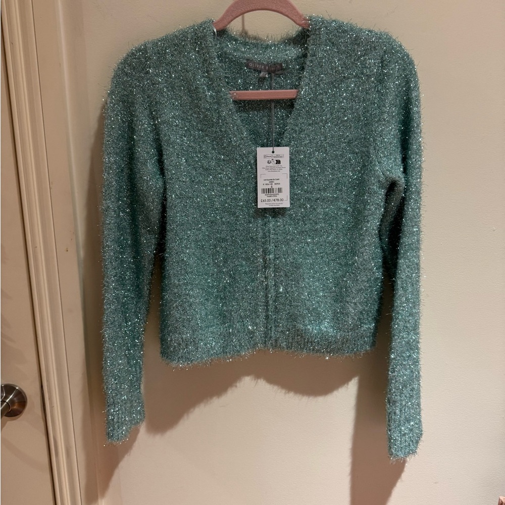 NWT Oliver Bonas sparkly cardigan